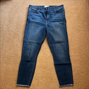 PARKER SMITH Dark Blue Ankle Jeans